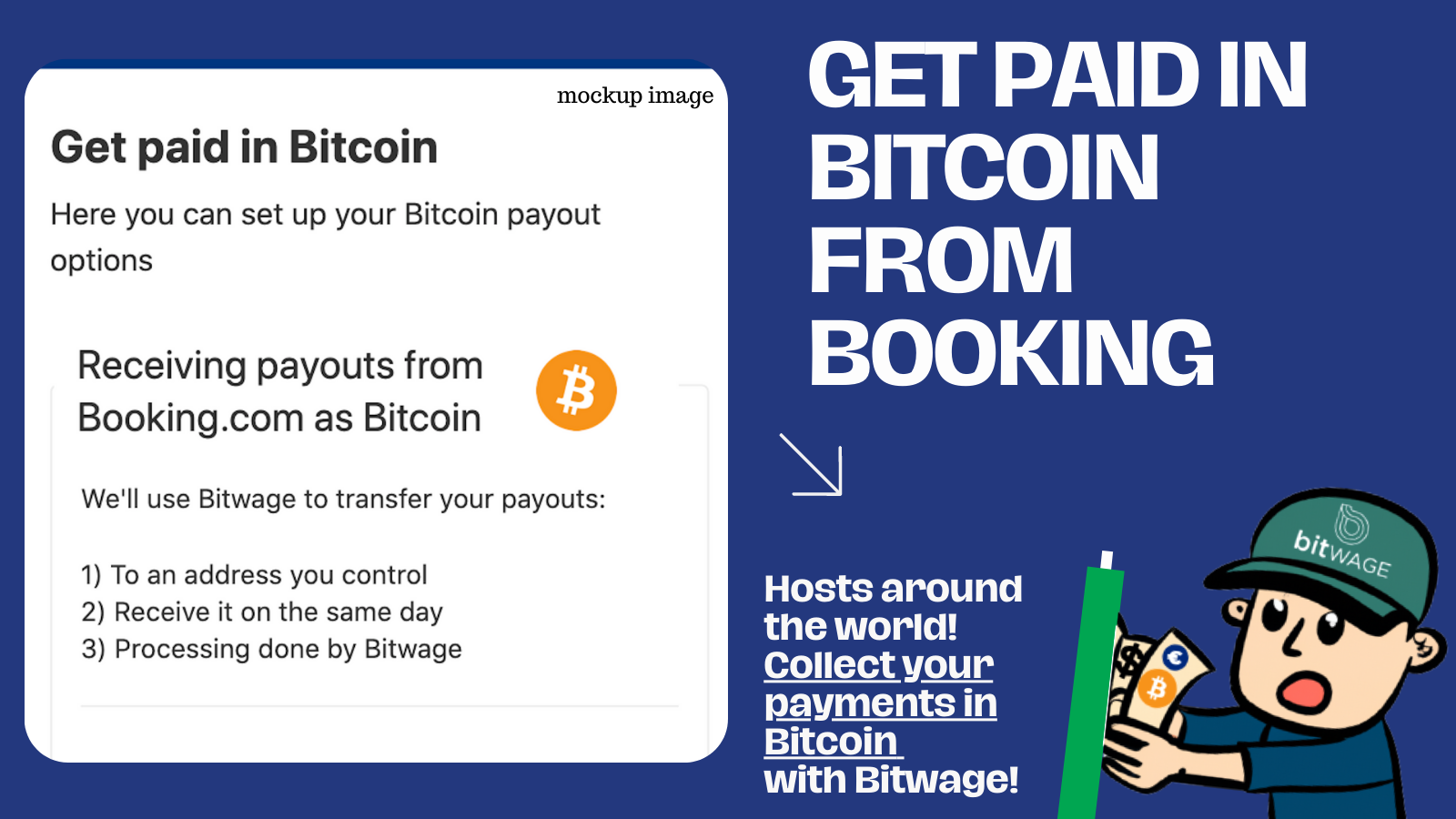Accept Bitcoin Payments from Booking.com