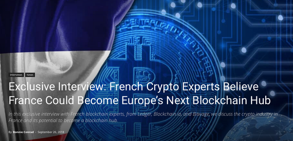 (Blokt) Exclusive Interview: French Crypto Experts Believe France Could Become Europe’s Next Blockchain Hub