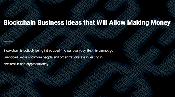 (Merehead) Blockchain Business Ideas that Will Allow Making Money